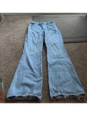 Abercrombie & Fitch Curve Love The ’70s Vintage Flare Jeans 29 Ultra High Rise